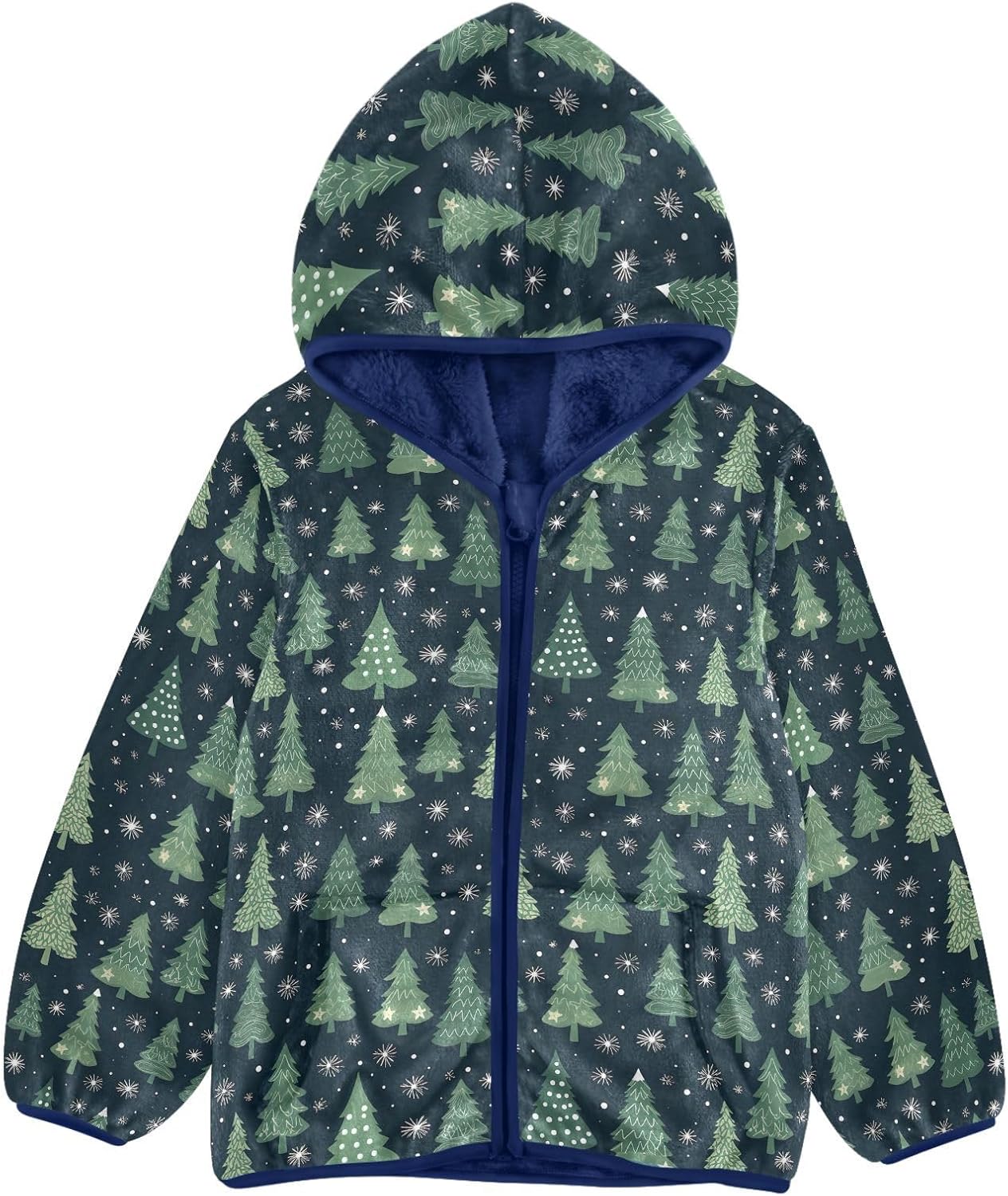 Boys Fleece Coat,Children's Zip-Up Hoodie Jacket,Baby Warm Fashion Outerwear 3-10T