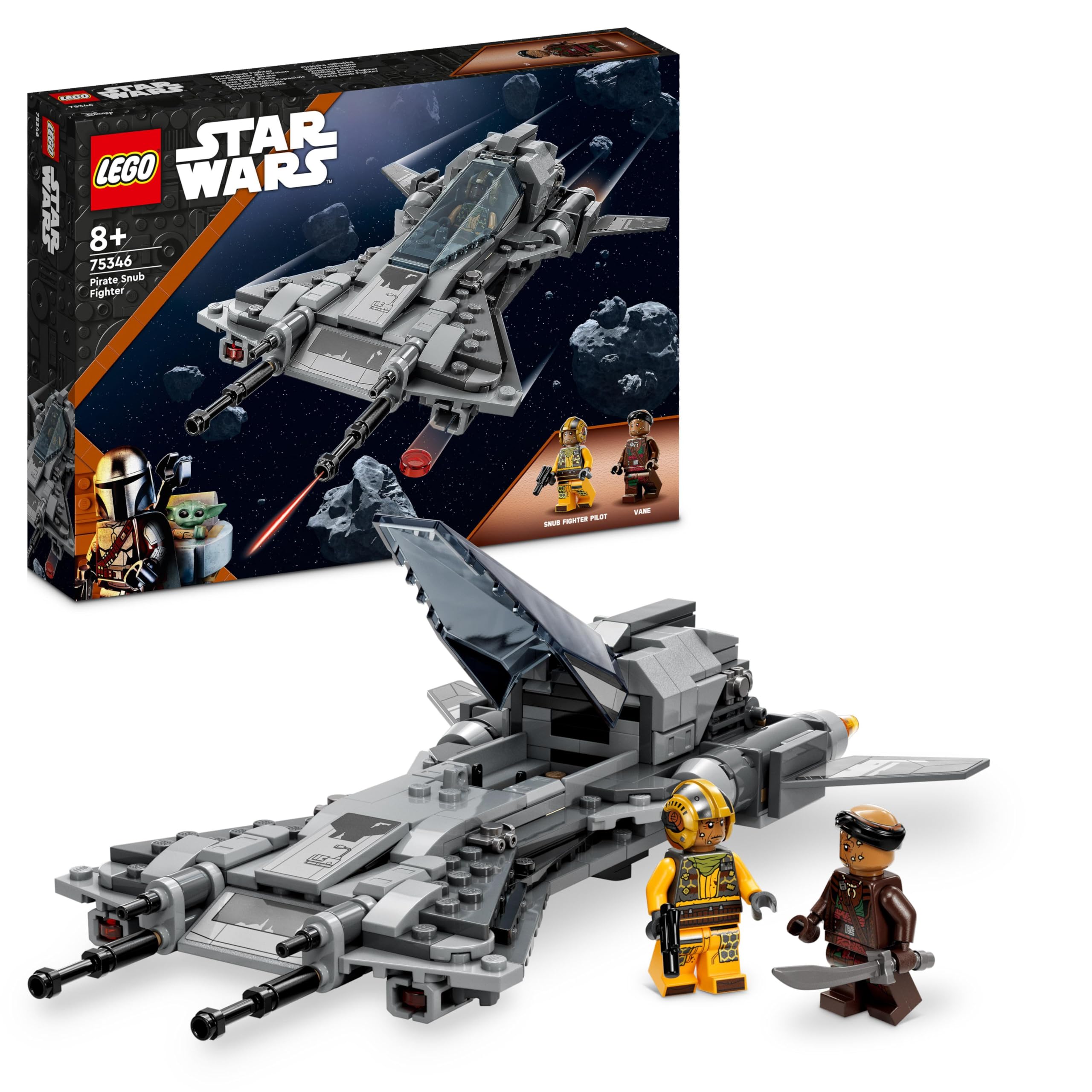 Amazon.com: Lego Star Wars Pirate Snub Fighter 75346 Toy Blocks