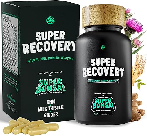 Super Recovery Capsules for Post Celebration and Morning Relief - All Natural Holistic Support - 3 Capsules Taken Before Drinking and an Optional