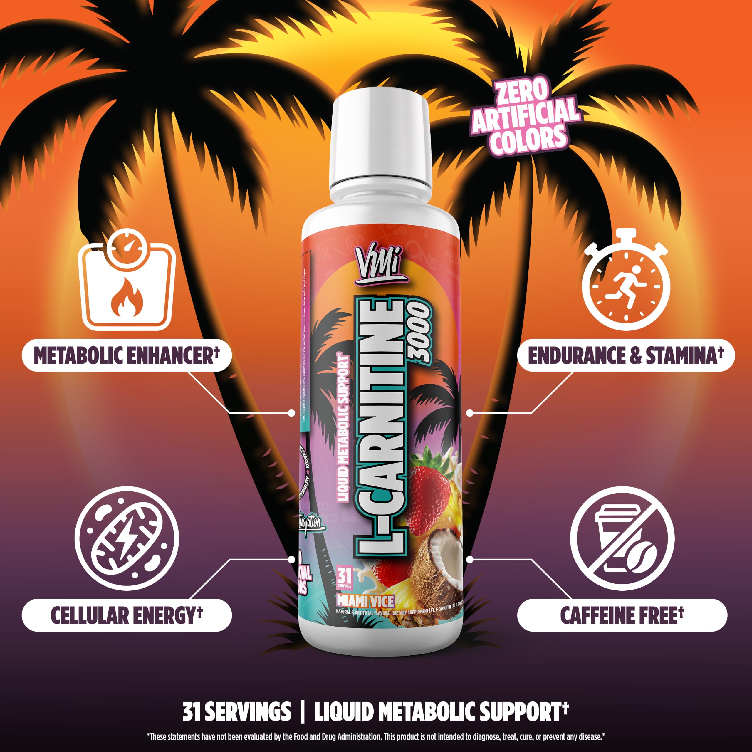 vmi l carnitine 3000 Sports L-Carnitine Liquid | 3000 mg Supplement or before a meal Purple Plum Fairy: Lucida Stearic acid Size:5 Gallon