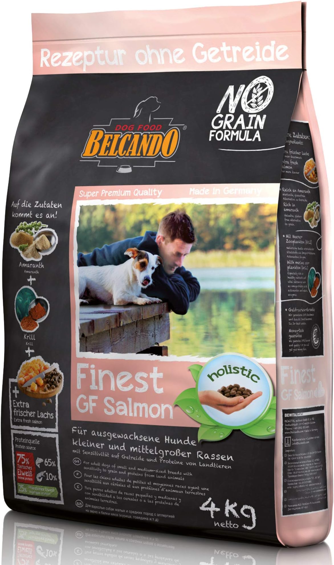 Belcando Canine Adult Grain Free Salmon 4kg 4000g