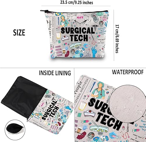 Miniatura 3 de G2TUP Regalo de tecnología quirúrgica, bolsa de maquillaje para tecnólogo quirúrgico, bolsa de cosméticos de apreciación tecnológica, regalo para