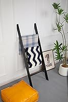 Vista 11 de Escalera para manta para sala de estar y dormitorio, 5 pies y 8 pulgadas, 6 niveles laminados inclinados para pared, construcción sin enredos