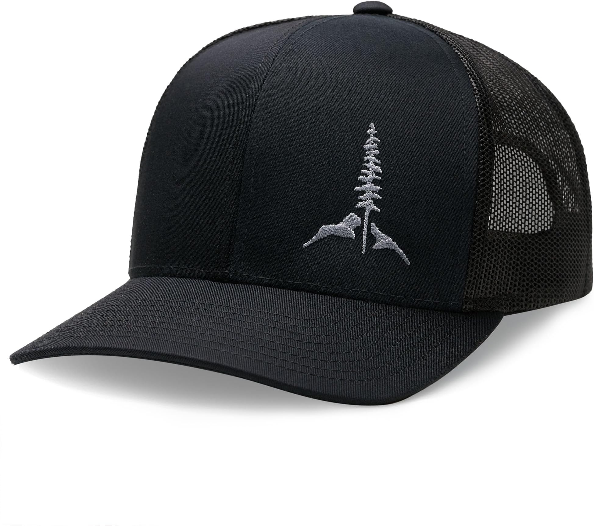 LARIX GEAR Trucker Hat, Tamarack, Mesh Snapback Hats for Men and Women