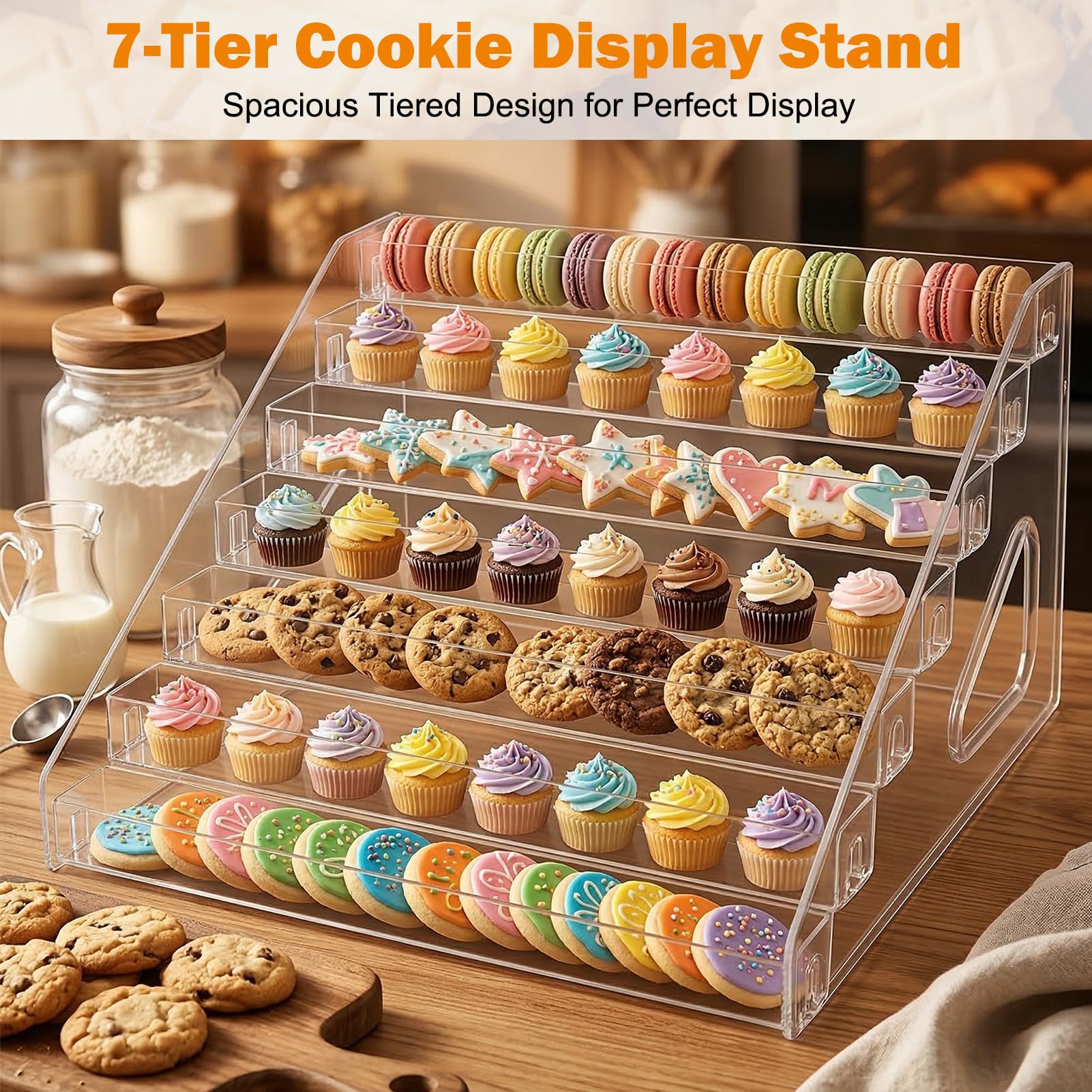 Amazon.com: Dojomadf Clear Acrylic 7-Tier Cookie Display Stand
