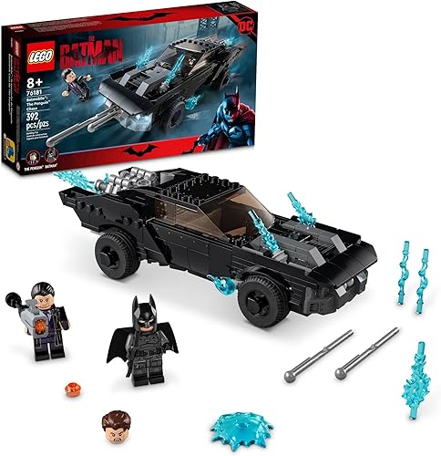 LEGO DC Super Heroes Batmobile The Penguin Chase 76181 - Juego de juguetes de construcción para niños niños y niñas a partir de 8 años 392 piezas