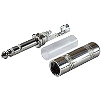 Vista 6 de GLS Audio Cables de conexión de 25 pies – XLR macho a cables TRS negros de 1/4 pulgadas – Cable de serpiente equilibrado de 25 pies