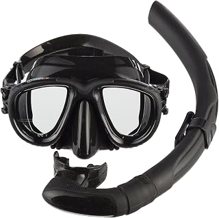 Mares Mask Plus Snorkel Tana Diving Kit - Black/Black