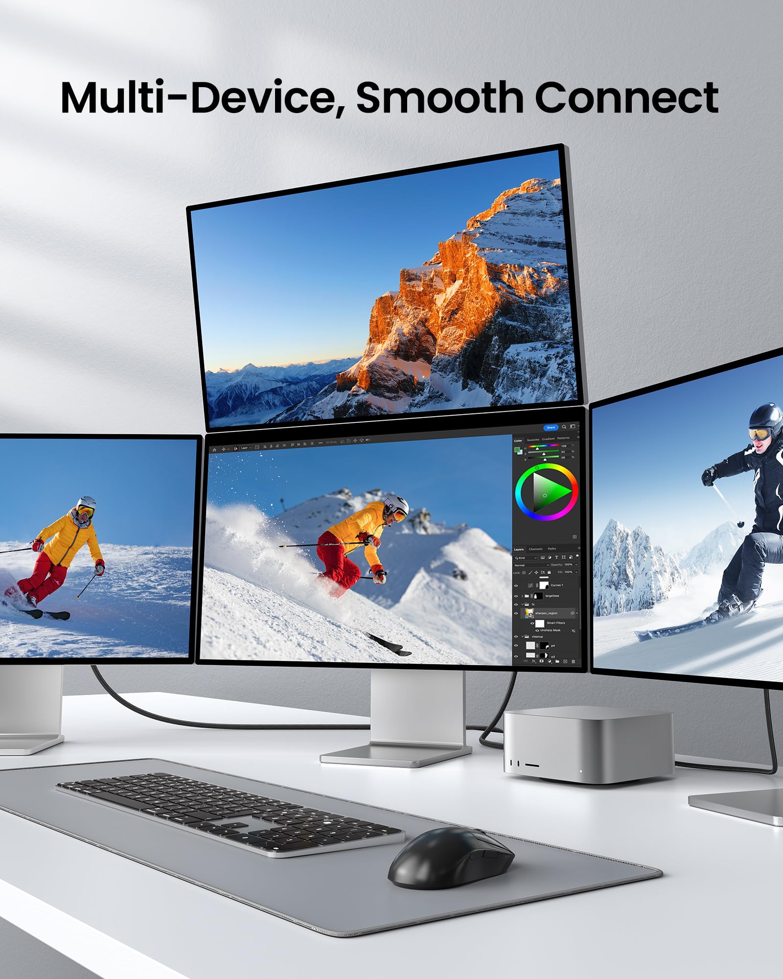 Silkland 80Gbps USB4 V2.0 Compatibile con Cavo Thunderbolt 5 3M 90 Gradi | fino a 120Gbps con Bandwidth Boost, 16K/Dual 8K, Ricarica Rapida 240W, Cavo USB-C per Thunderbolt 4/3, MacBook Pro, SSD, Dock