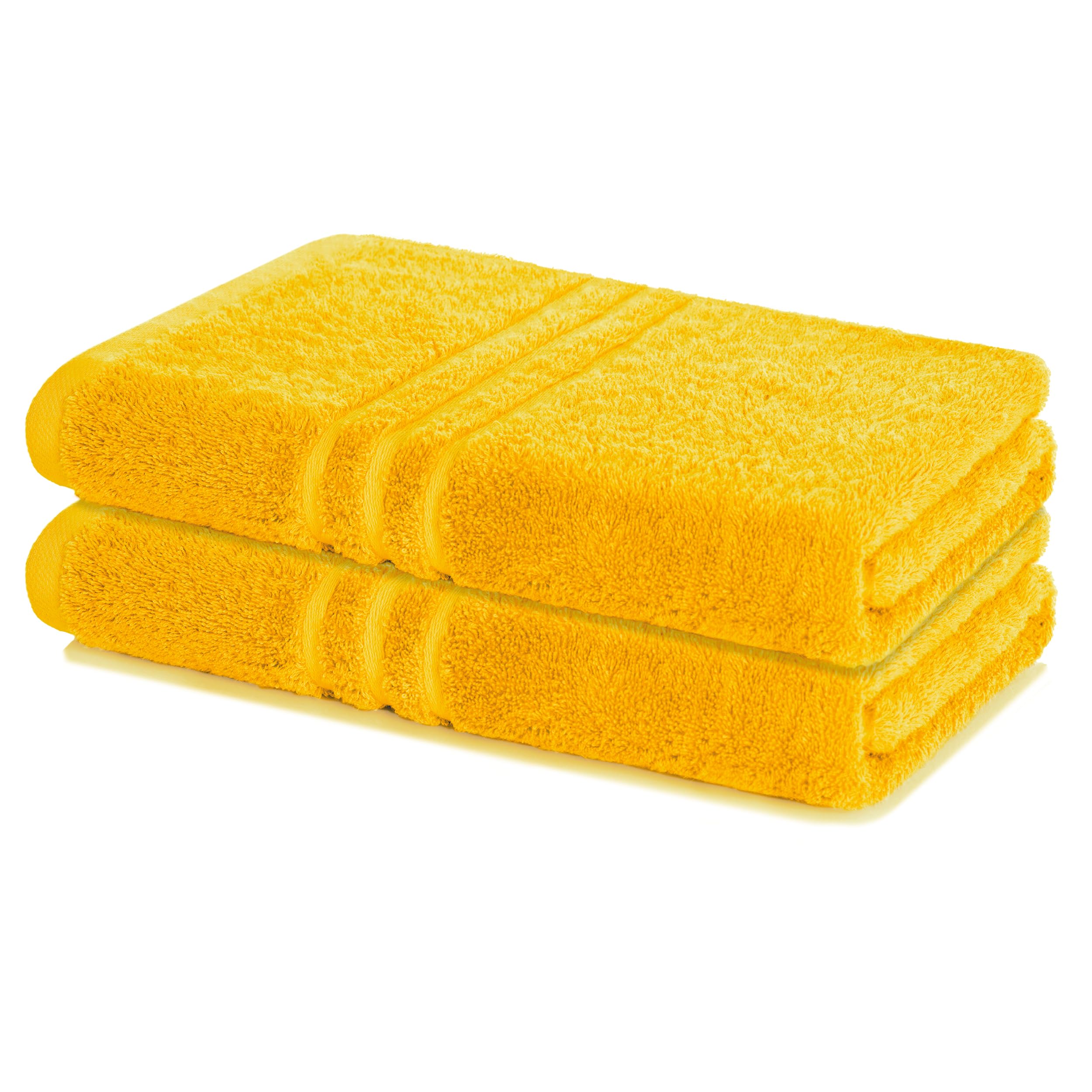 Toallas de baño grandes y absorbentes en rizo de algodón para un secado suave y delicado
