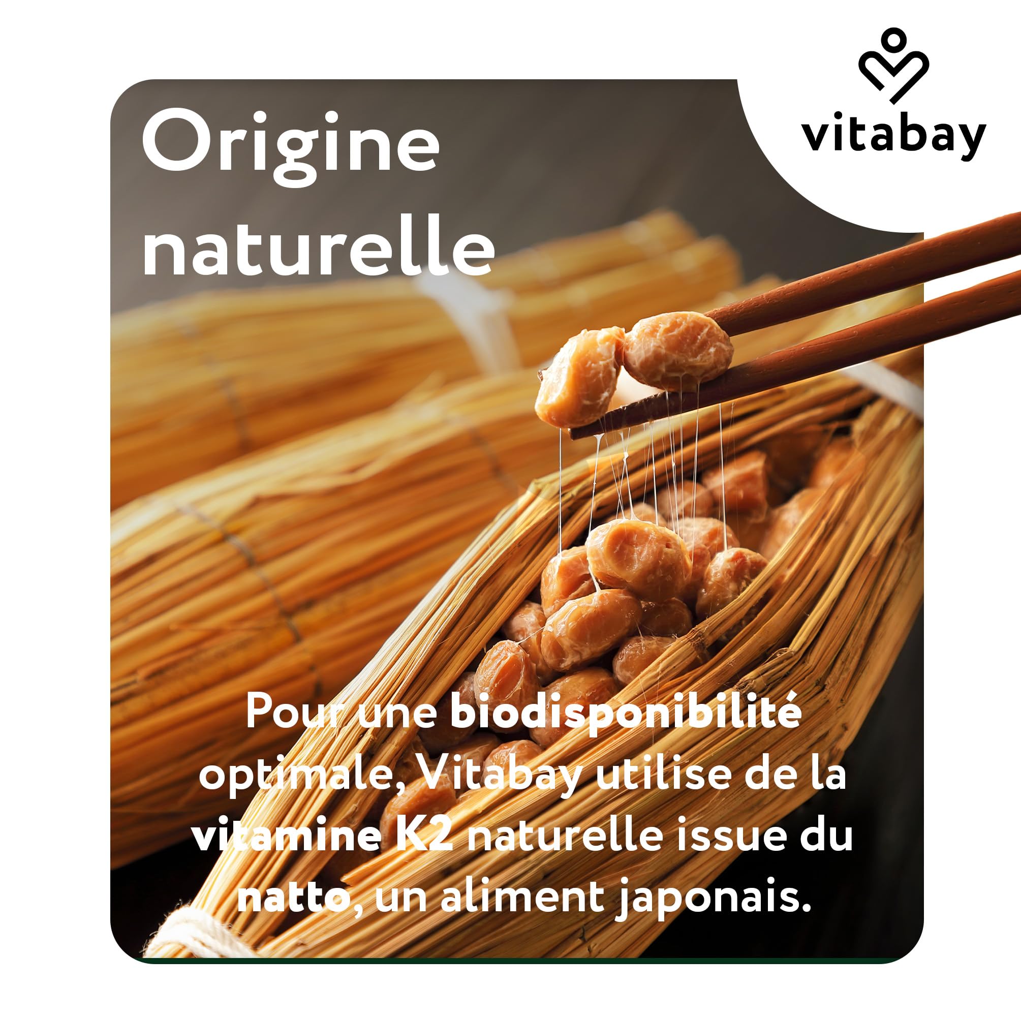 Vitabay Vitamine K2 MK-7 200 µg – 240 comprimés végans – Os & Coagulation – Haute dose MK7 All-Trans Microencapsulé – Testé en laboratoire en Allemagne – Réserve pour 8 mois
