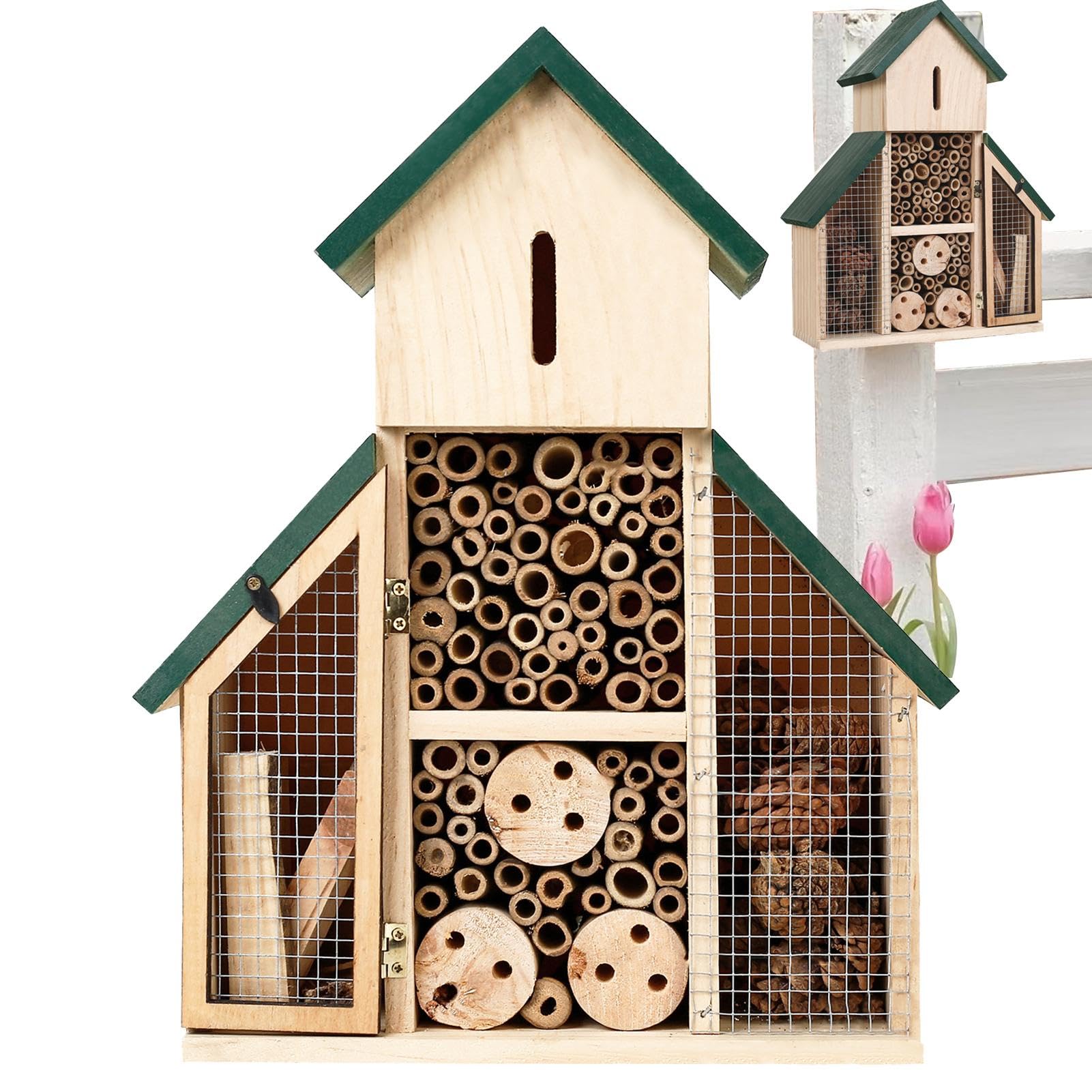 Bienenhotel, Marienkäferhaus für den Garten Hängender Marienkäferschutz aus