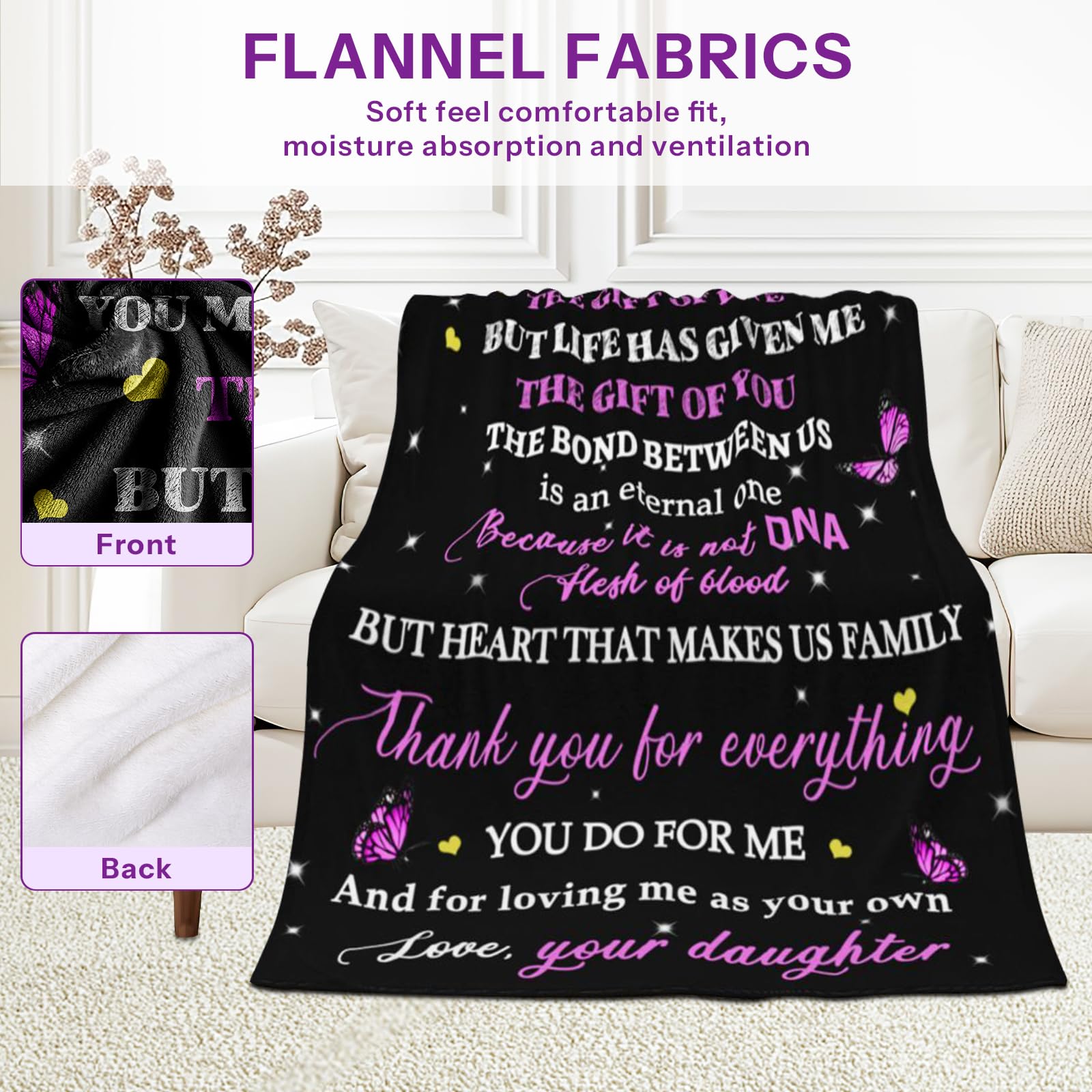 Dia De La Madre Manta Grandes Regalos Para Mamá De Hija, Hijo, Papá, El Mejor Regalo Para Mamá De La Historia, Regalos De Cumpleaños De Navidad, Regalos De Cumpleaños Para Mamá, Madre