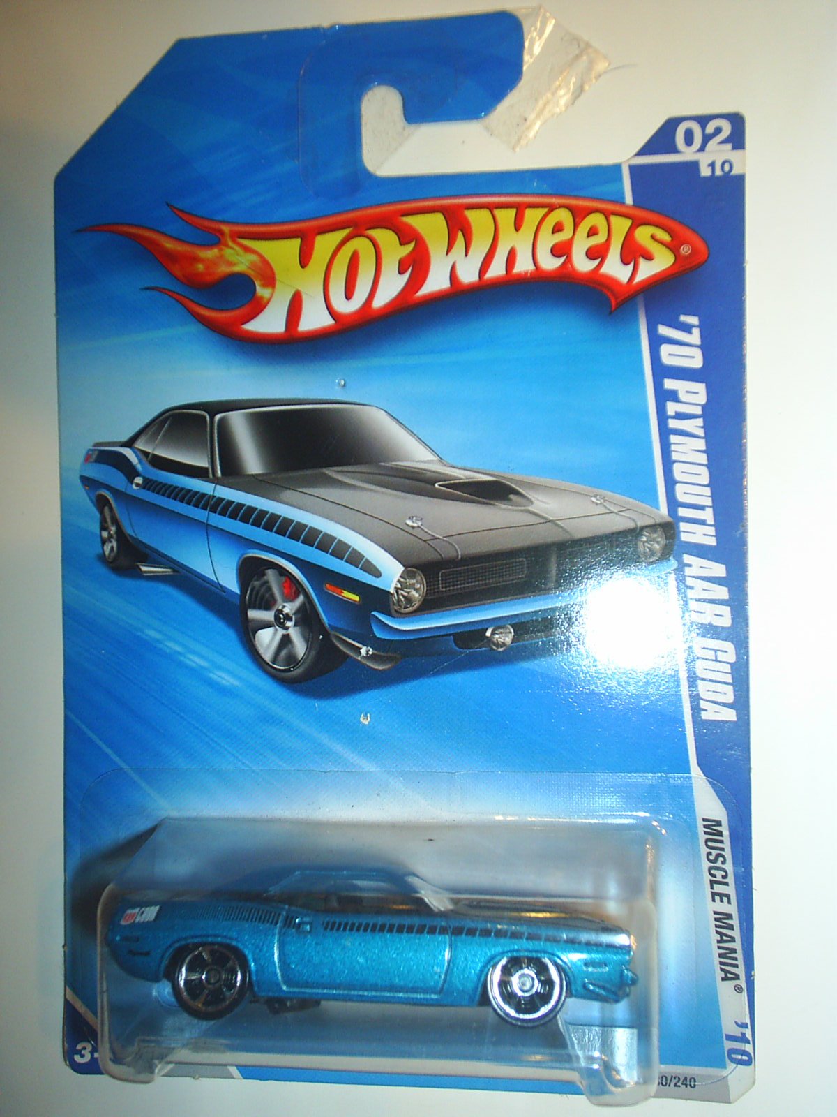 Amazon.com: Hot Wheels 2010 [Blue & Black] '70 Plymouth AAR CUDA