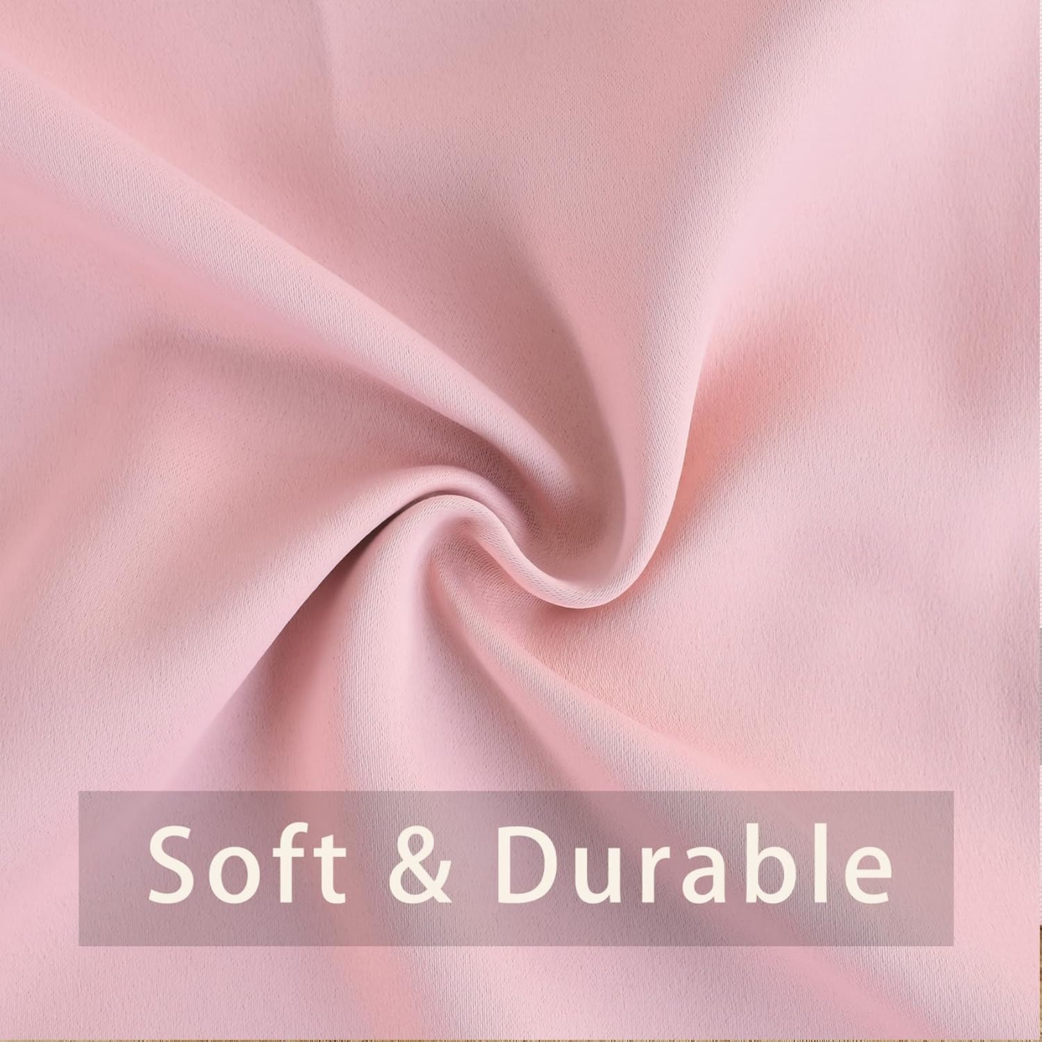 Pink Valance Small Curtain 16 inches Long Kitchen Window Curtains Over Sink Girls Room Living Room Darkening Rod Pocket Triple Weave Short Little Mini Window Curtain Topper Bedroom Bathroom 1 Panel - Image 2