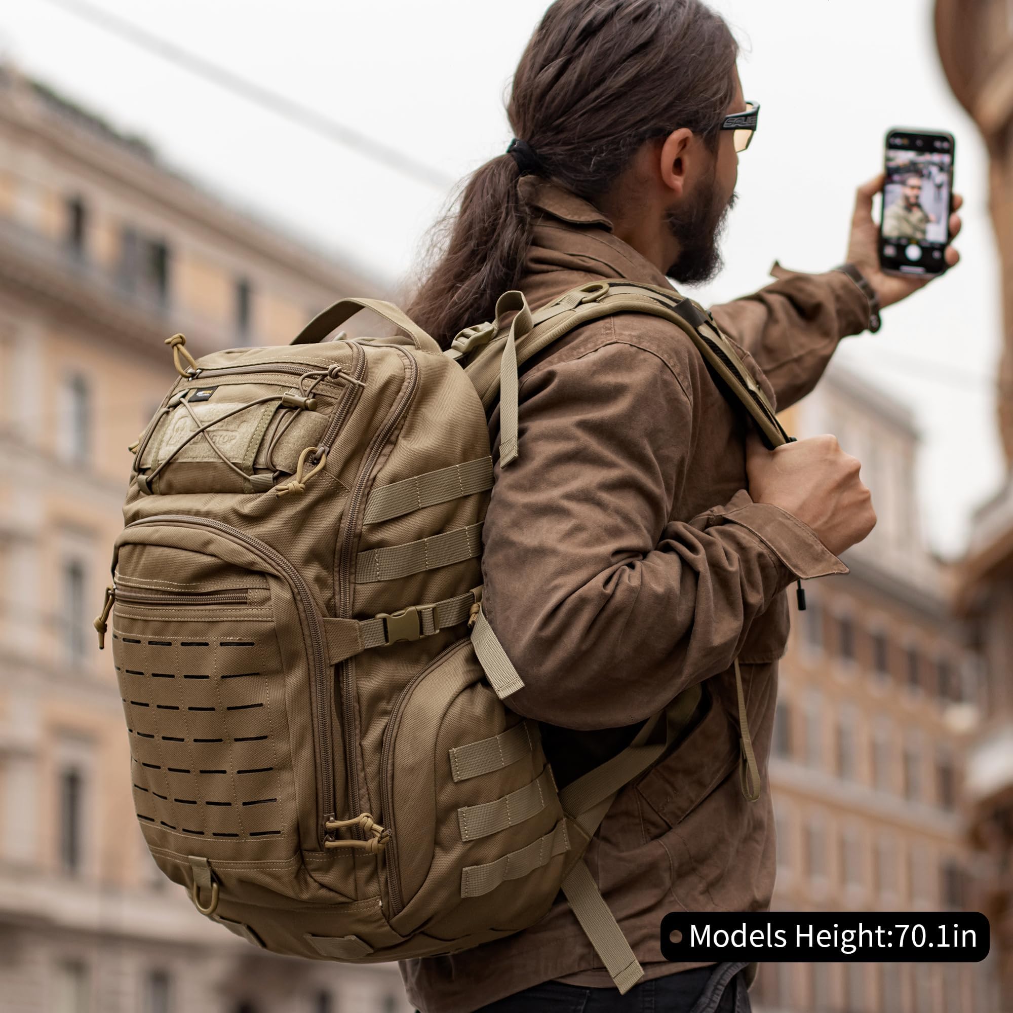 Mardingtop 30L Molle rucksack Tagesrucksäcke Daypack Arbeitsrucksack | Reiserucksack herren Laptop rucksack backpack mit laptopfach für City, Business, Reisen