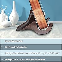 Vista 7 de Soporte para ukelele, soporte para instrumentos, soporte de mandolina portátil, accesorio para ukelele