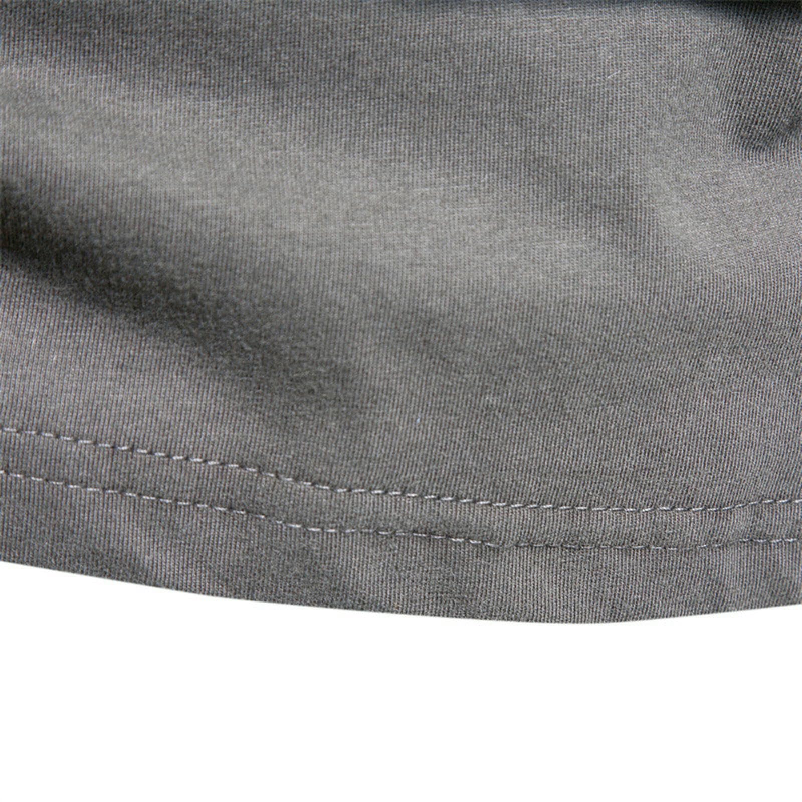 Męski T-shirt z długim rękawem T-shirty męskie, okrągły dekolt, długie koszule basi-ciemnoszary-s
