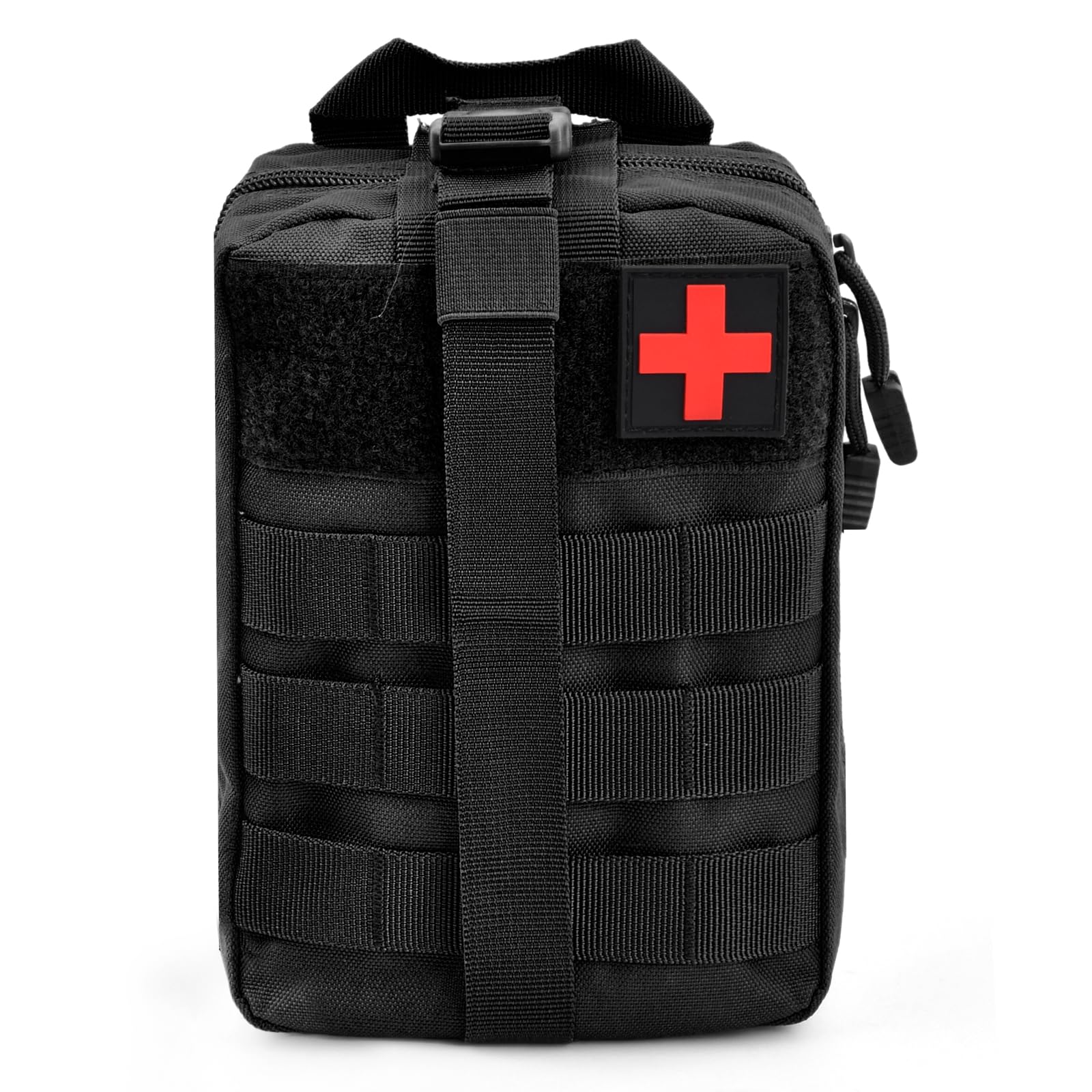 Bolsa de primeros auxilios impermeable táctica vacía pequeña MOLLE 8