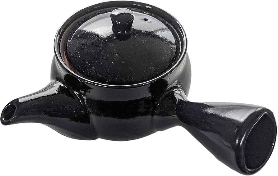 Amazon | 【茶葉が広がって風味が広がる】萬古焼 帯あみ だるま 急須