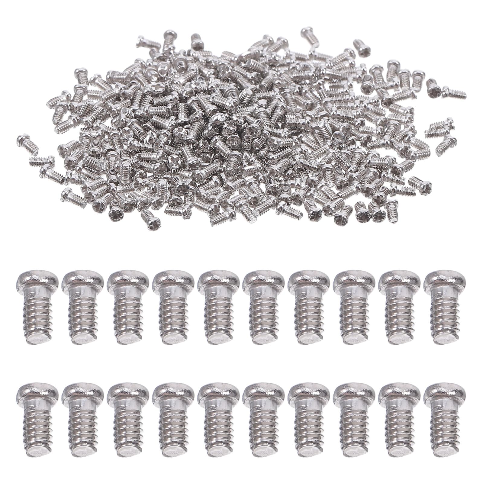 10000 Stück Teiliges Edelstahl Brillenschrauben für Brillenreparatur mit Rostresistenten Korrosionsbeständigen Ersatzschrauben für Nasenpads Sonnenbrillen und Optische Wartung