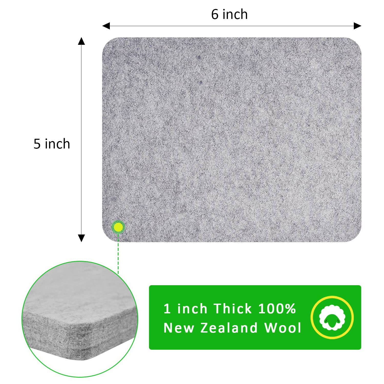 Namner Tapis De Feutrage à L'aiguille, Tapis De Feutrage Avec Aiguilles De Feutrage, Tapis De Feutrage à L'aiguille, Kit D'outils De Feutrage à L' Aiguille Et Tampon De Feutrage, 12x15 Cm