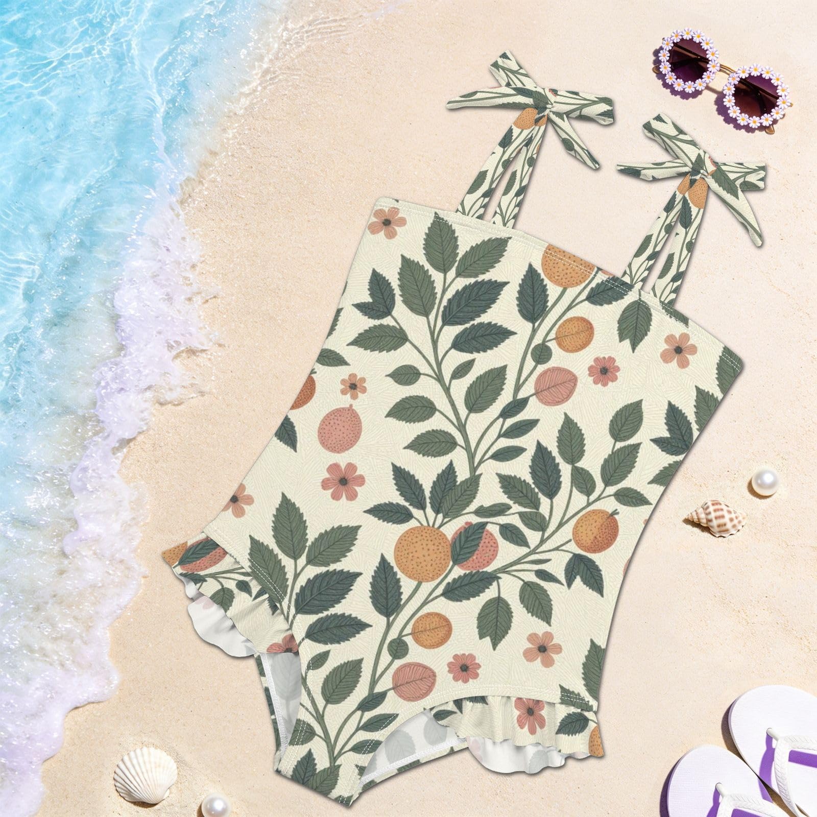 FRODOTGV Costume intero ad asciugatura rapida, costume da bagno per piscina, spiaggia, surf, per bambine