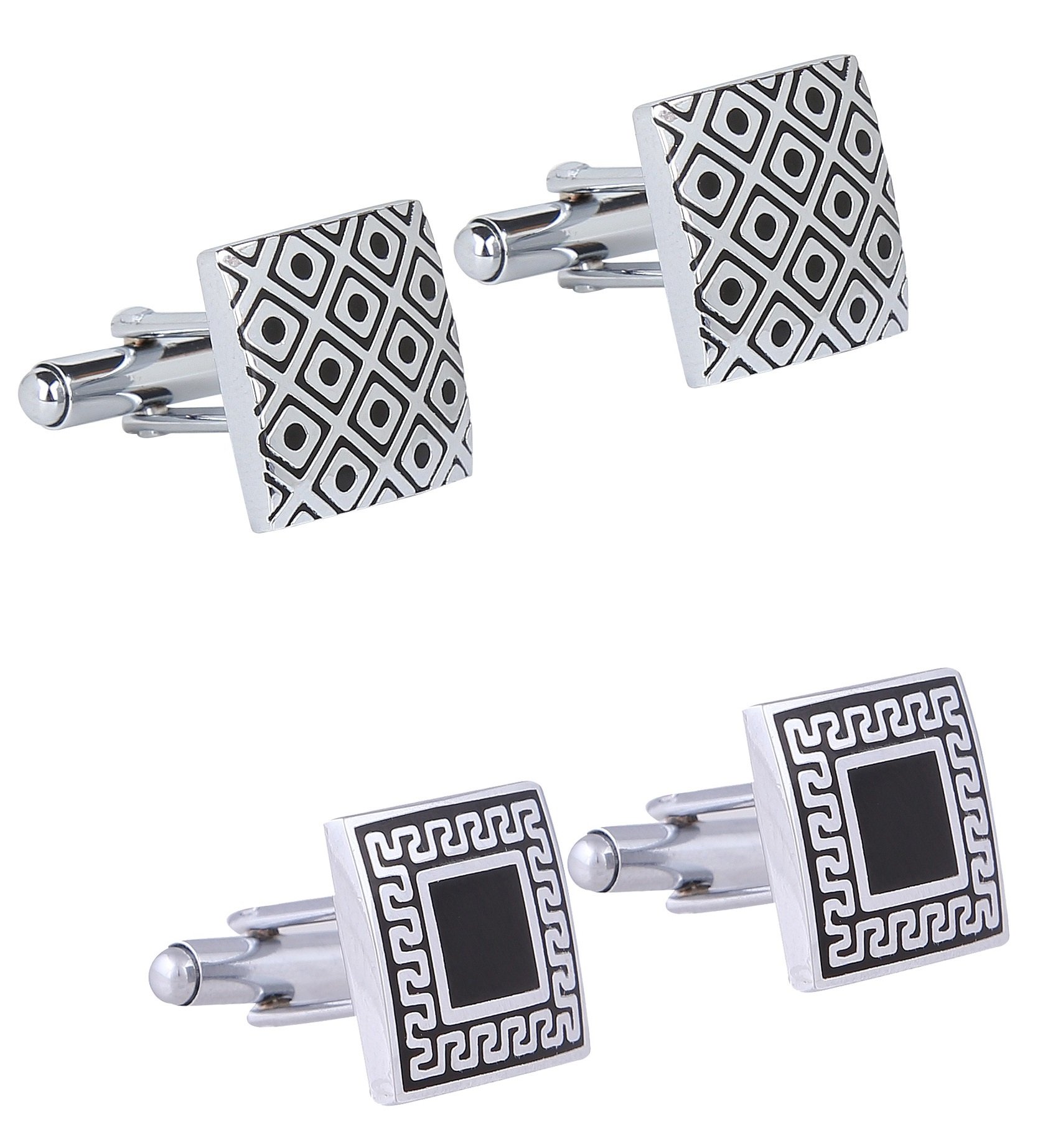 tripin Cufflinks For Men Brass Cufflinks Combo Set Of 2 In A Gift Box 84.93-picture-15