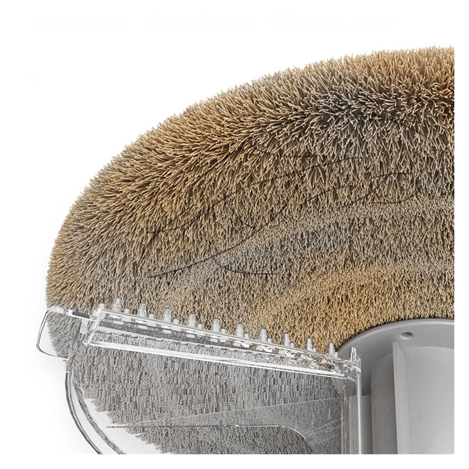 Mop Zestaw z wiadrem Spin Mop i Wiaderkiem z zestawem Wringer System czyszczenia podłóg Easy Wring Pedał nożny, uchwyt mopa ze stali nierdzewnej (kolor: 3 głowice mopa)