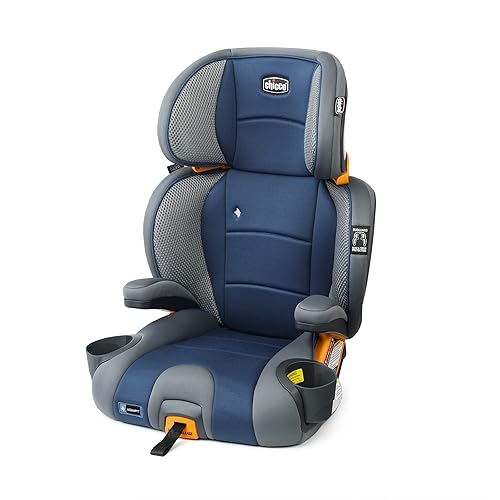 Miniatura 10 de Chicco KidFit ClearTex Plus 2 en 1 Asiento elevador de posicionamiento de cinturón, asiento elevador sin respaldo y respaldo alto, para niños de 4