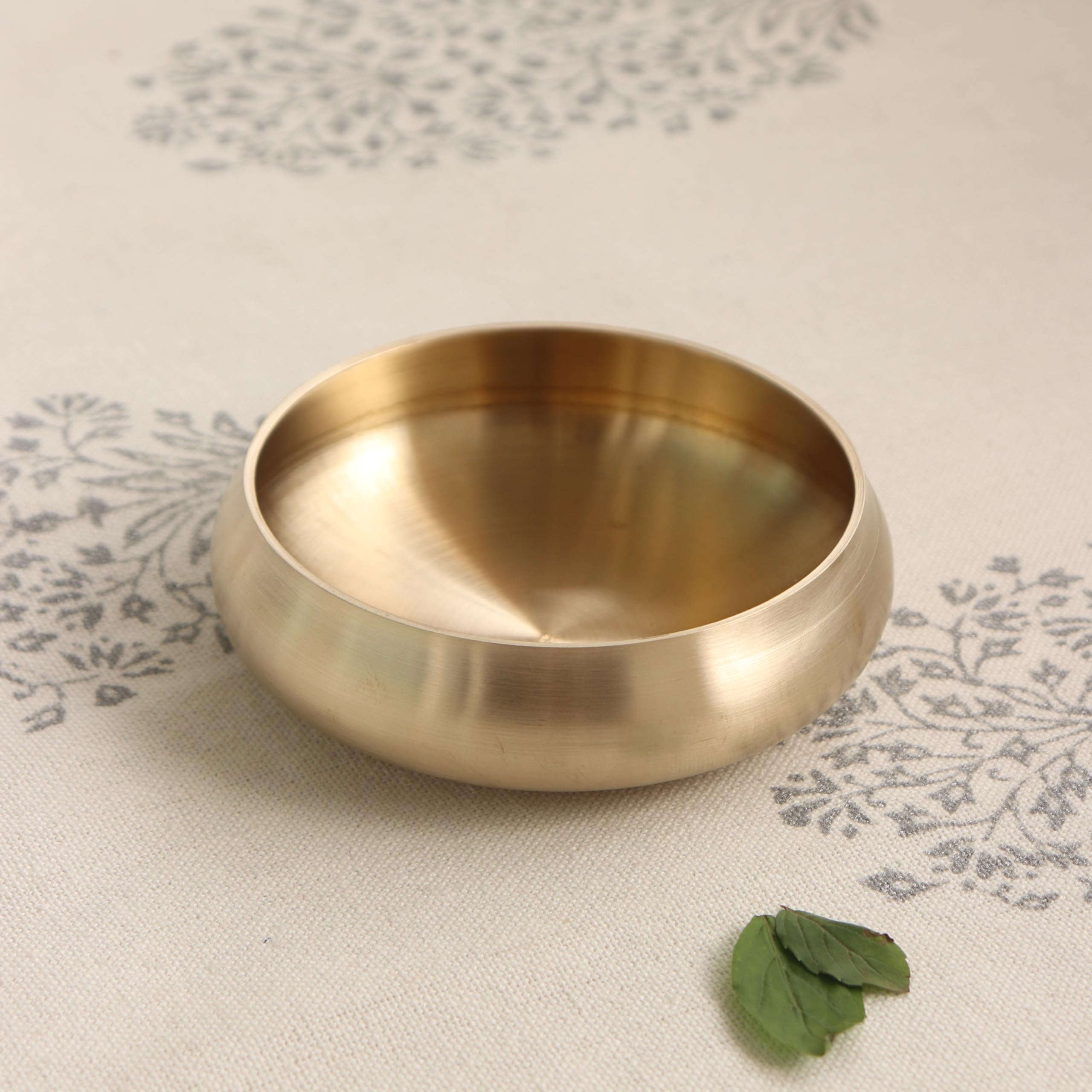Zishta Kansa Bronze Bowl | Traditional Bela Ideal for Serving Sweets, Dal, Sabji | Pure Tested for Quality, Diameter 11cm, Capacity 200ml, Weight 0.2kg. 2
