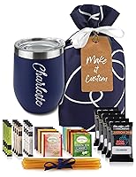 Vista 12 de Set de regalo para amantes del té y café - Incluye taza de retención de temperatura, 3 muestras de café molido recién tostado, 6 bolsitas de té