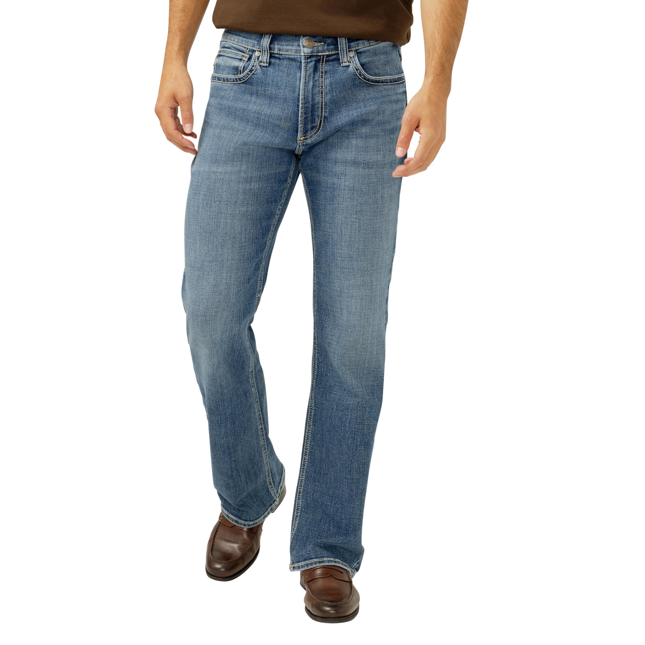 Silver Jeans Co. Men's Zac Relaxed Fit Straight Leg Jean - Legacy