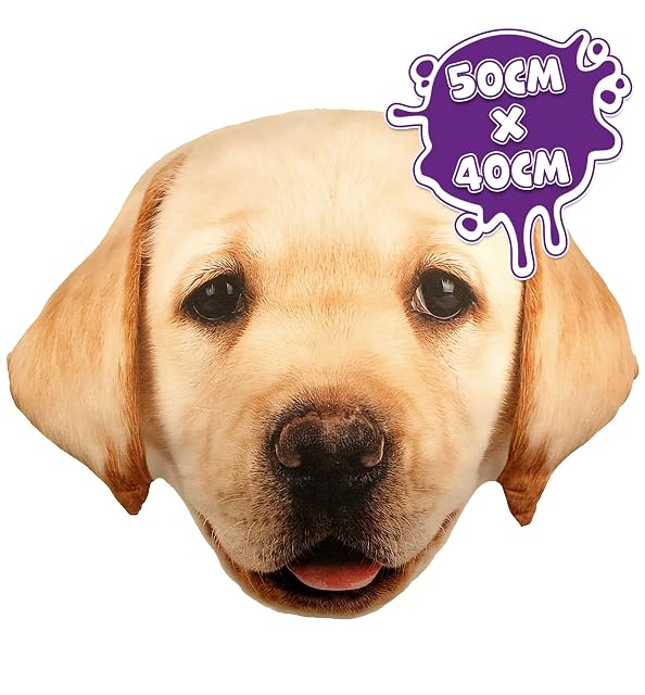 Foto 6 de 6 de Cojín de Felpa 3D Splat Planet Labrador Juguete de Peluche Gigante Realista para niños Cojín Decorativo único…