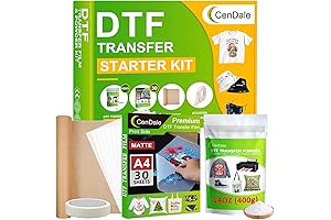 DTF Transfer Film and Powder Kit