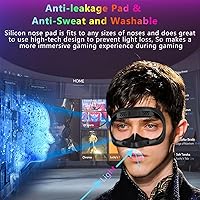 Vista 9 de Saqico Head Strap & Face Pad & Face Cover Cushion Replacement for Oculus Quest 2