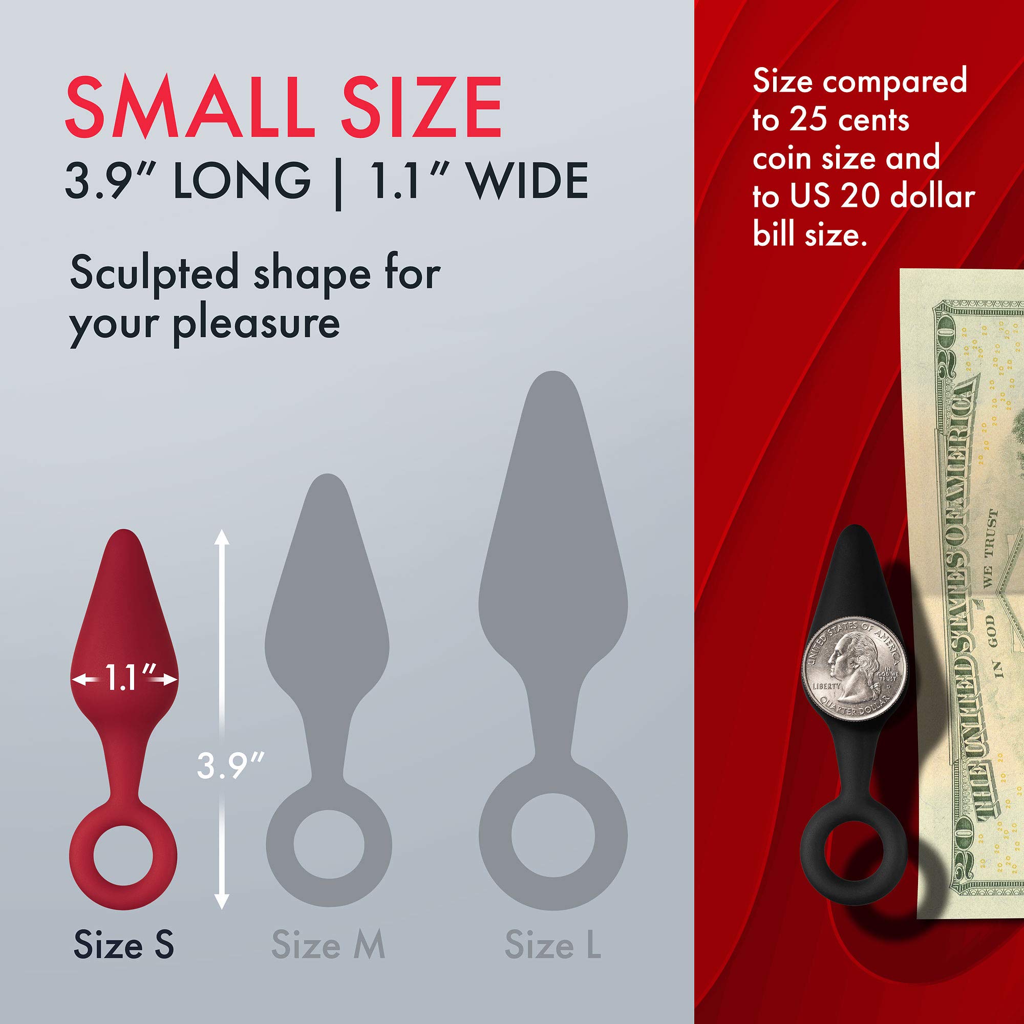 Amazon.com: Forto F-10 100% Silicone Butt Plug Anal Toy with Pull Ring Base  for Easy Removal & Adjustments - Beginner & Advanced Flexible Anal Plug Sex  Toys with Conical Shape