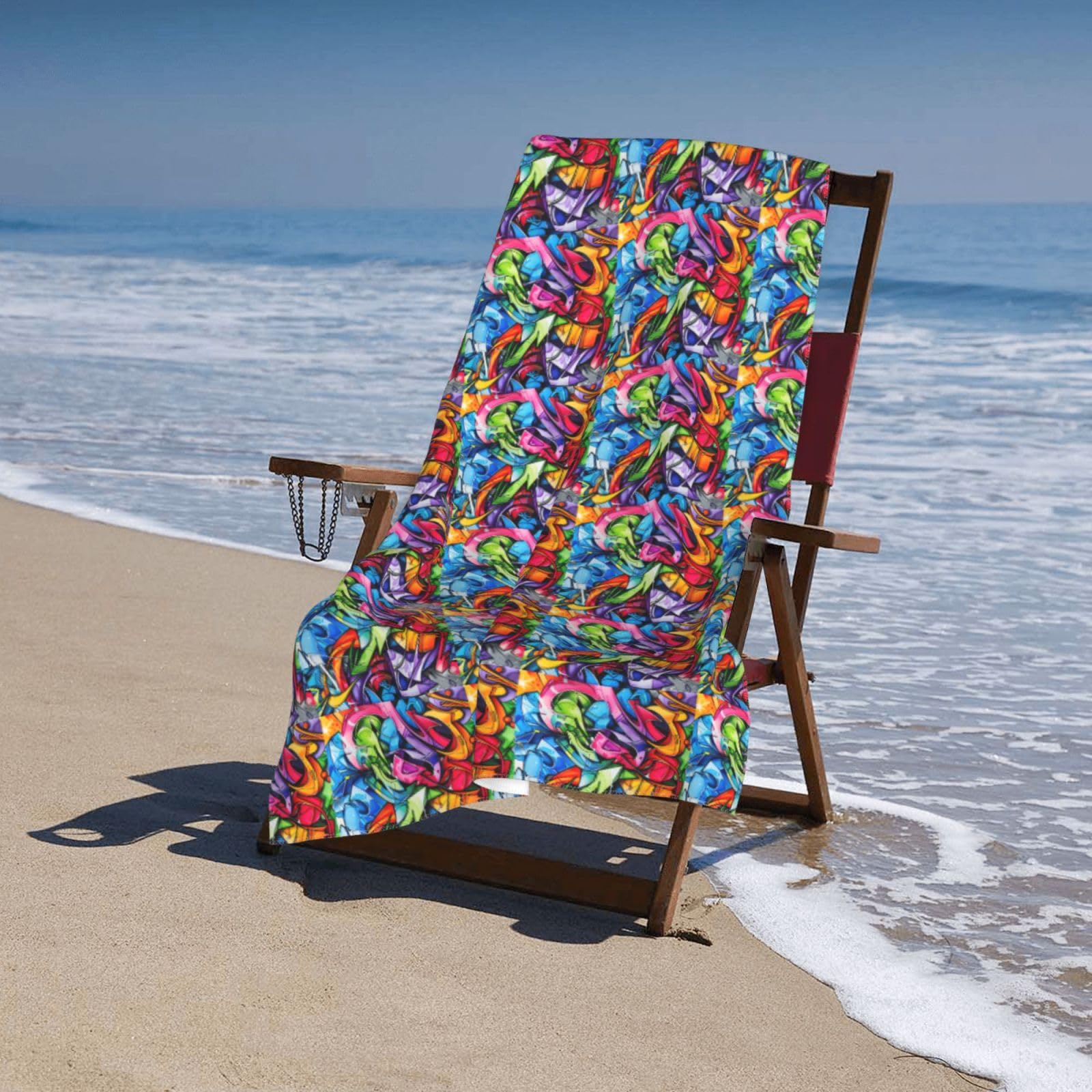 Toallas de playa de gran tamaño para adultos, de secado rápido, suaves, ligeras, regalo de viaje