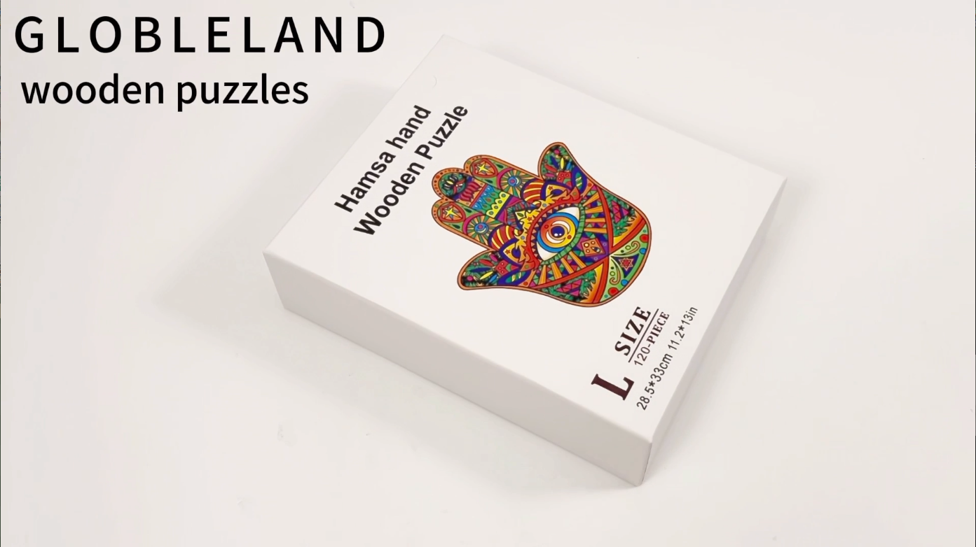 GLOBLELAND Holzpuzzle Meereshai 200 Teile - Kreatives Puzzle Für Erwachsene & Kinder