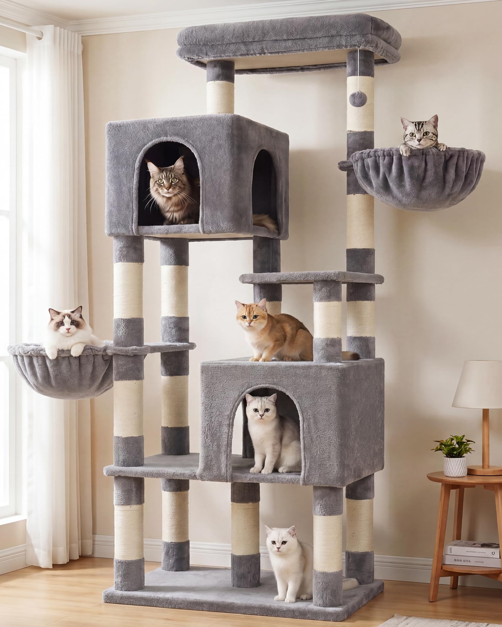 Heybly 68.1' Cat Tree