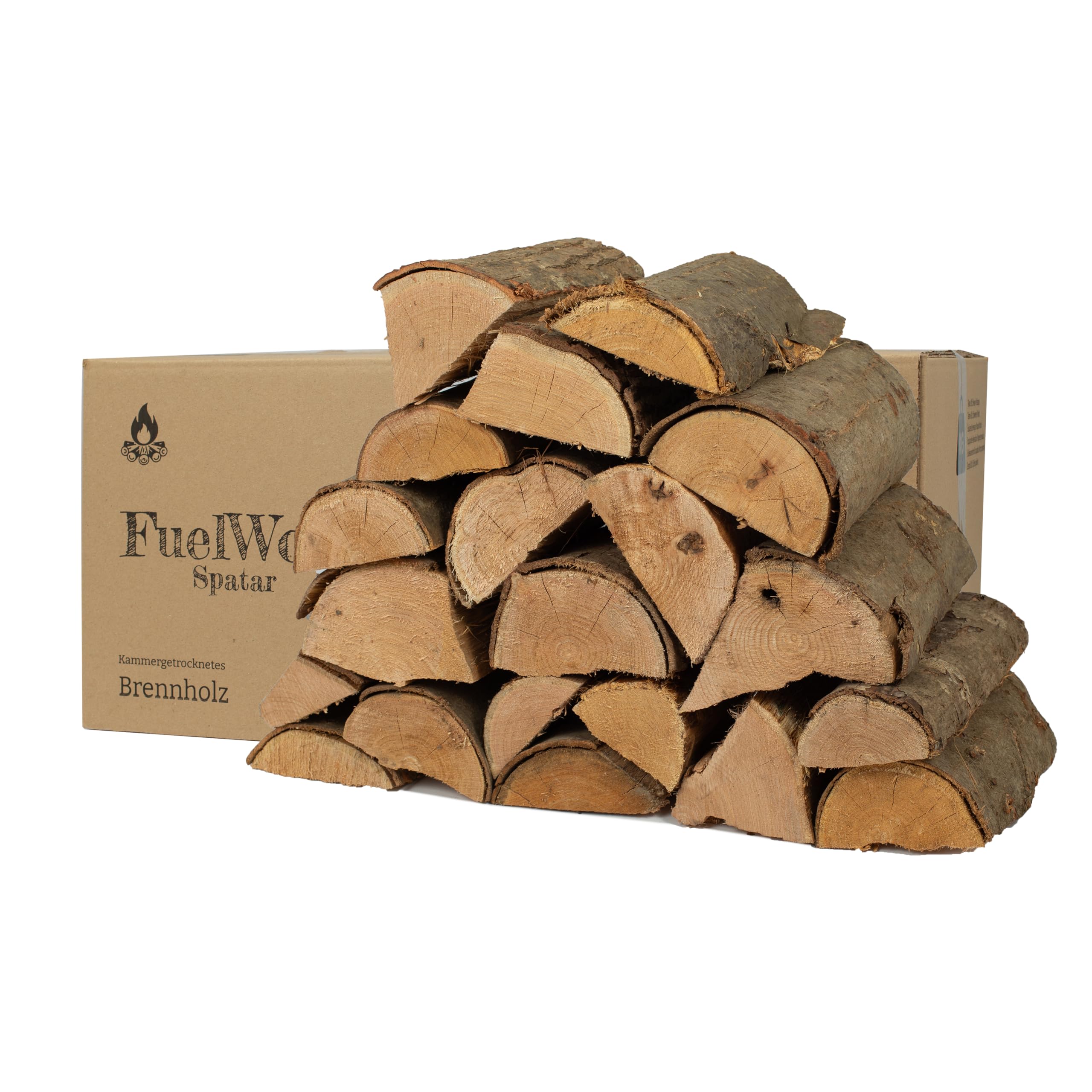 Hele pallet ovengedroogd gekloofd berken/essen haardhout mix 25cm