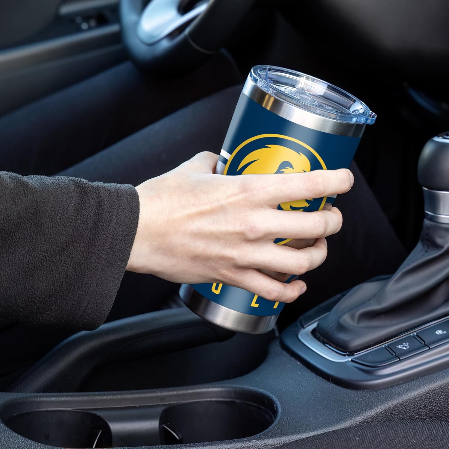 Rico Industries NCAA East Texas A&M Lions Standard 20oz Stainless Steel Tumbler with Lid - Great For Coffee, Tea, Water or Cocktails - Image 3