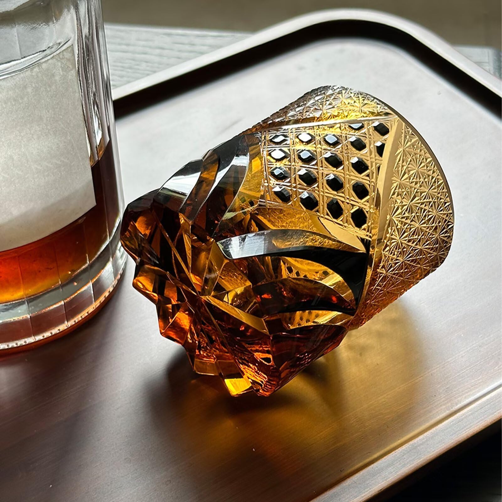 Vaso de whisky de cristal sin plomo