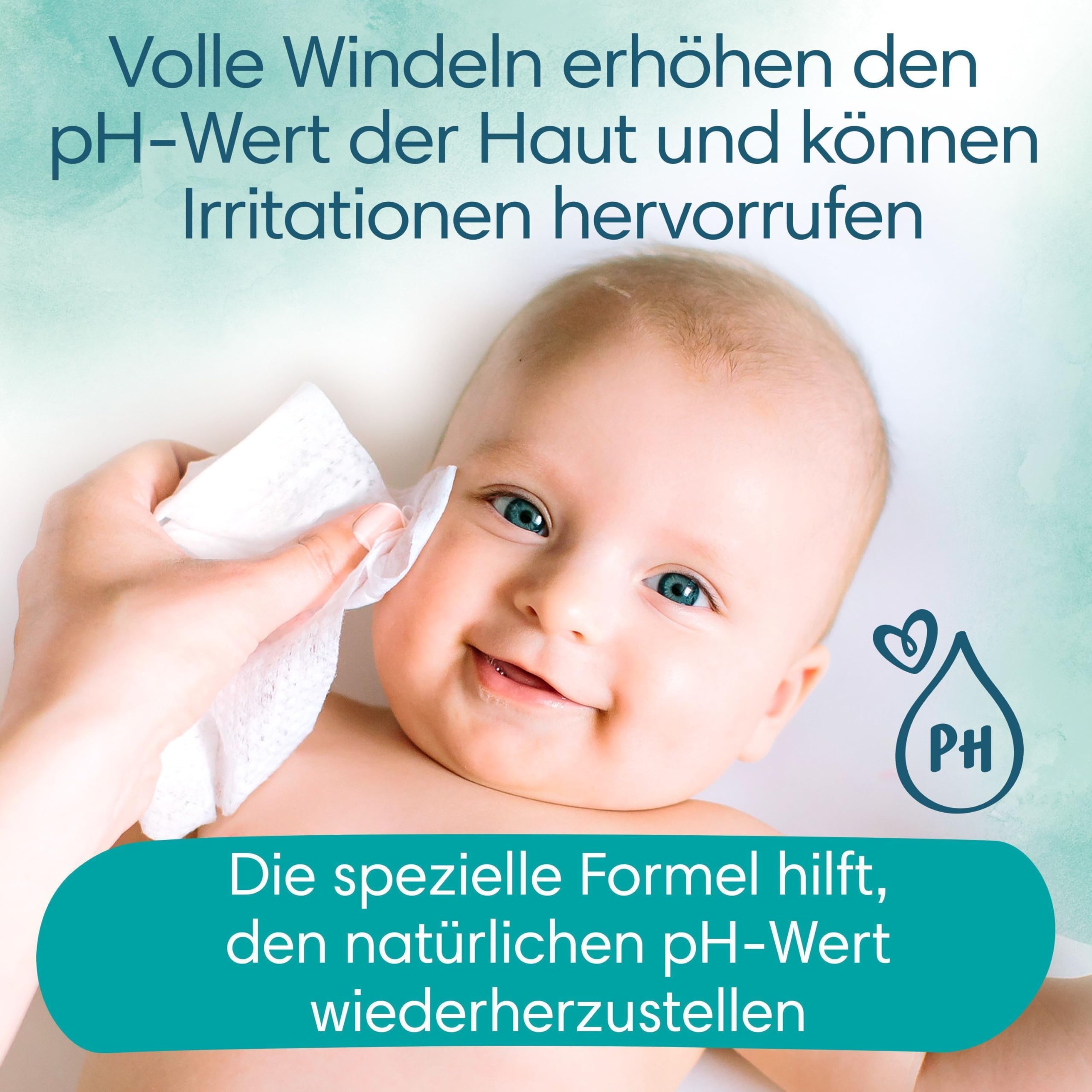 Pampers Harmonie Protect & Care Baby Feuchttücher, 24 x 44 stück, die helfen, den natürlichen pH-Wert der Haut wiederherzustellen, 1056 Feuchttücher