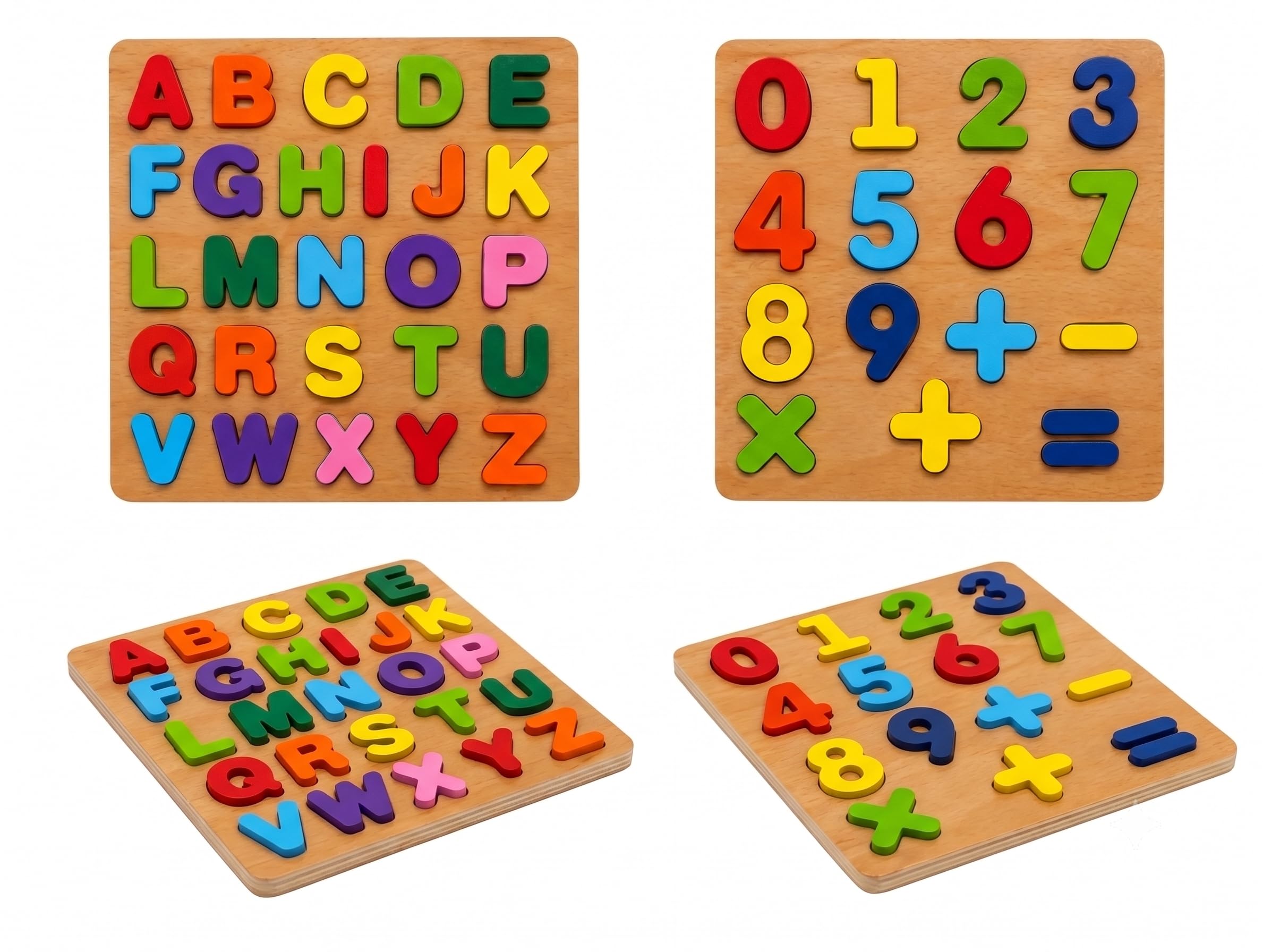 Kit 2 Brinquedos Educativos Premium Tabuleiro 43 Peças Brinquedo de Encaixe