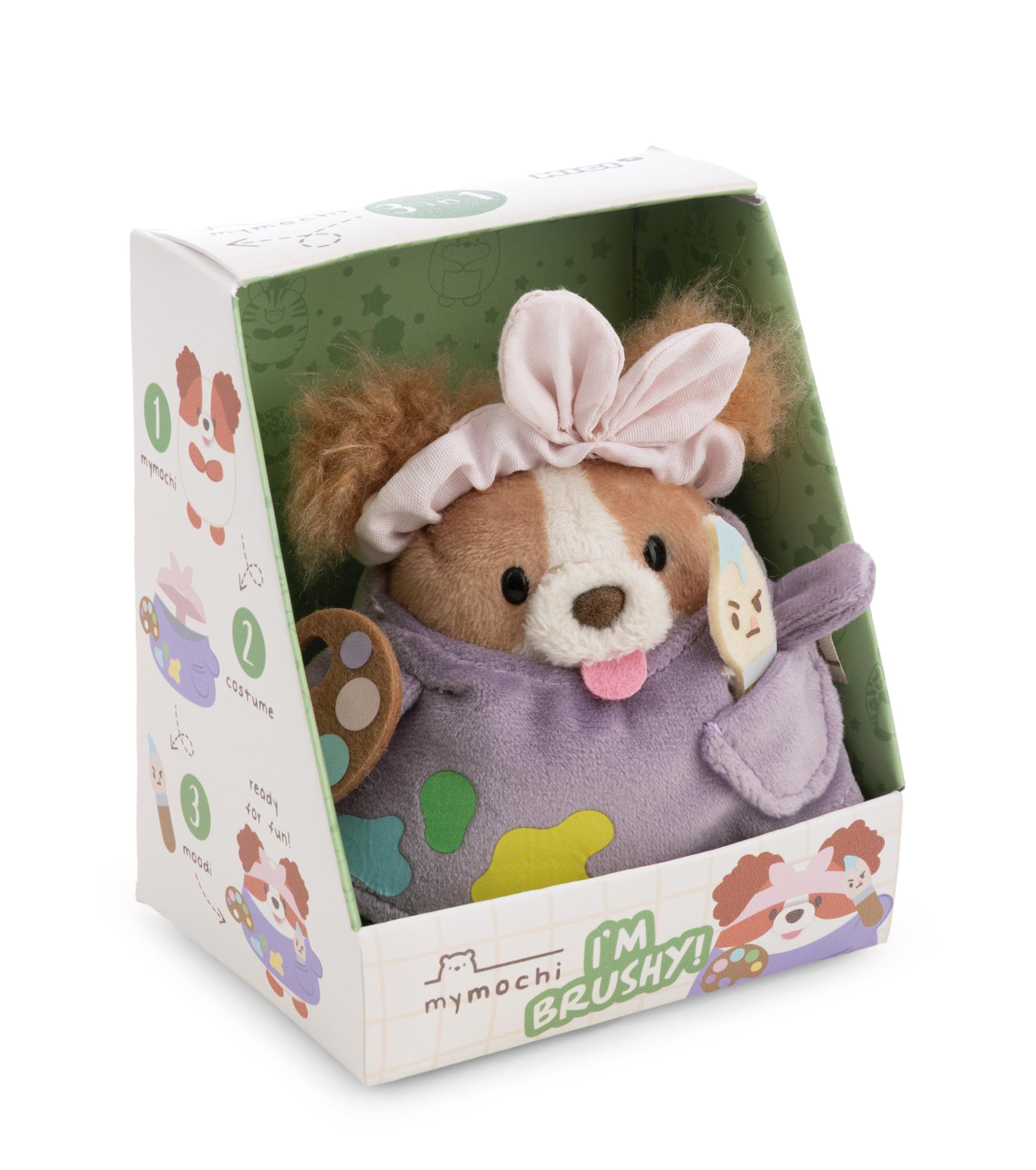 NICI Cuscino Di Peluche Baby Cloudi 2 In 1 – Lama Morbido Per Bambini, 34 Cm, Regalo Per Neonati E Bambini, Bianco/Marrone