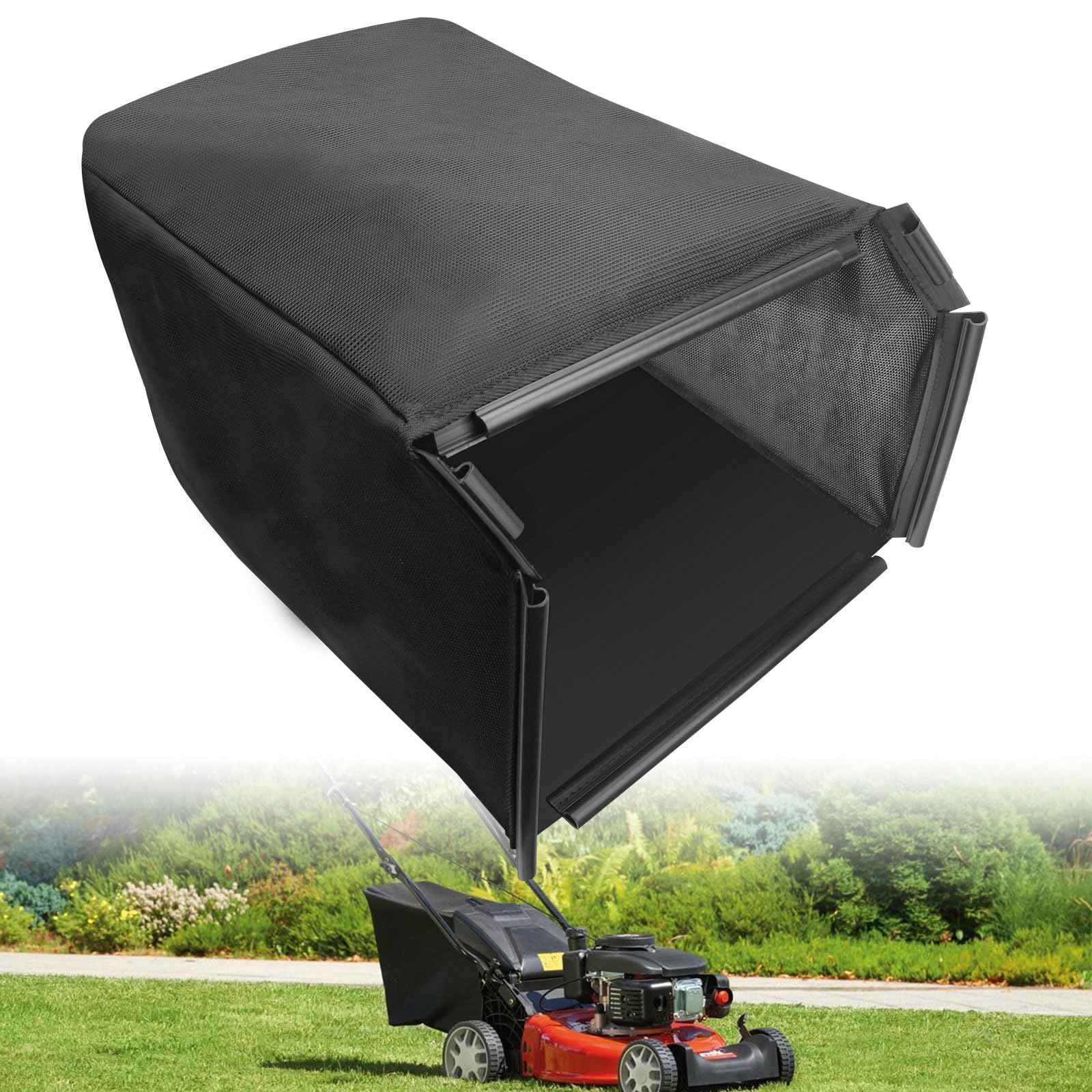 Haiouus Mower Grass Bag 81320-VH7-D00 81320-VH7-000 Fabric Grass Bag Compatible with H-onda HRX217 K1-K6 HMAA HXAA VYAA HYAA HZAA VKAA -No Framework Included