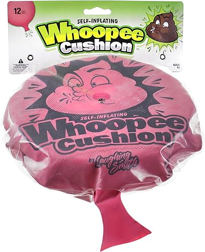 Laughing Smith - Cojín Whoopie autoinflable de 12 pulgadas relleno de bolsas de golosinas Whoopee recuerdos de fiesta juguetes de pedos y bolsas de