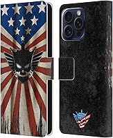 Vista 81 de Head Case Designs Officially Licensed WWE American Nightmare Flag Cody Rhodes Leather Wallet Case Compatible with Apple iPhone 7 Plus/iPhone 8 Plus