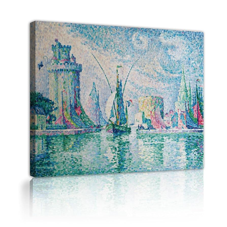 ポール・シニャック、【ポルトリュー、グーヴェルロー】、高級画集画、レゾネより ポール・シニャック、【ポルトリュー、グーヴェルロー】、高級